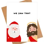 IEJ Studio We Saw That Christmas Card