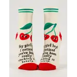 Blue Q Hey Girl Hey Ankle Socks