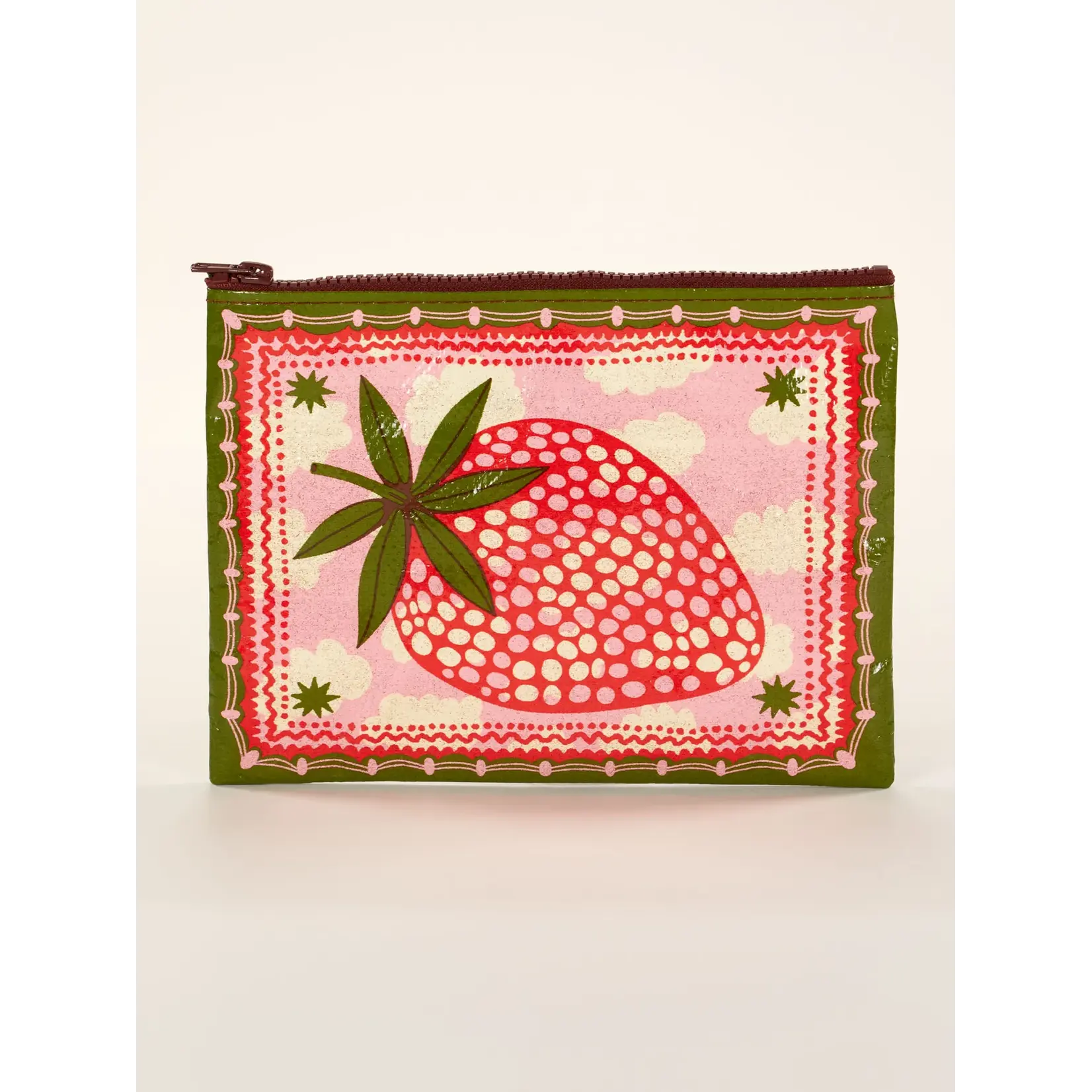 Blue Q Strawberry Clouds  Zipper Pouch