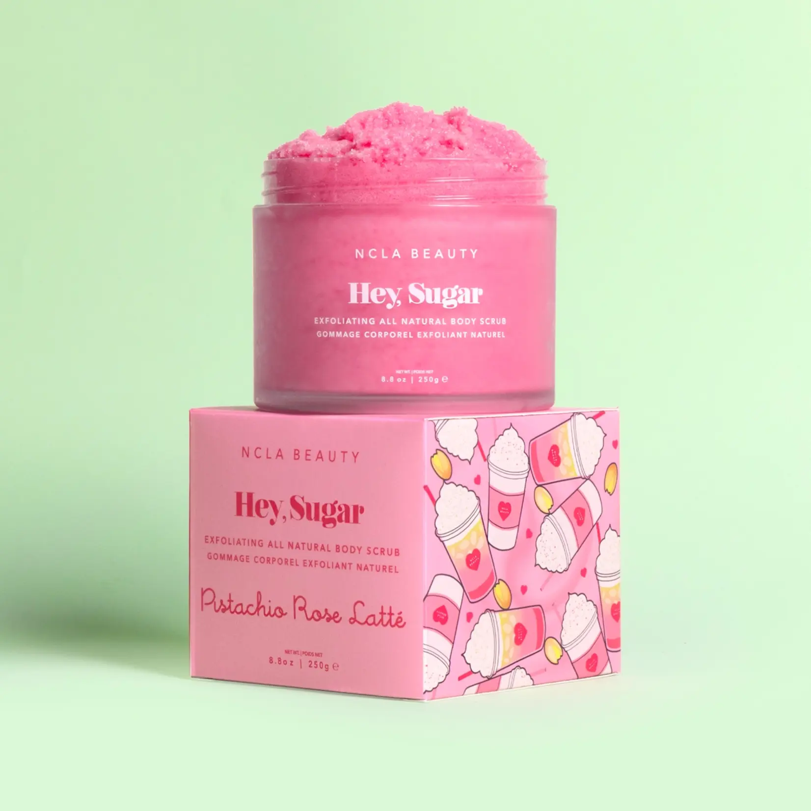 NCLA Beauty Hey, Sugar Body Scrub - Pistachio Rose Latte