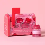 NCLA Beauty Strawberry Macaron Valentine's Day Lip Care Set