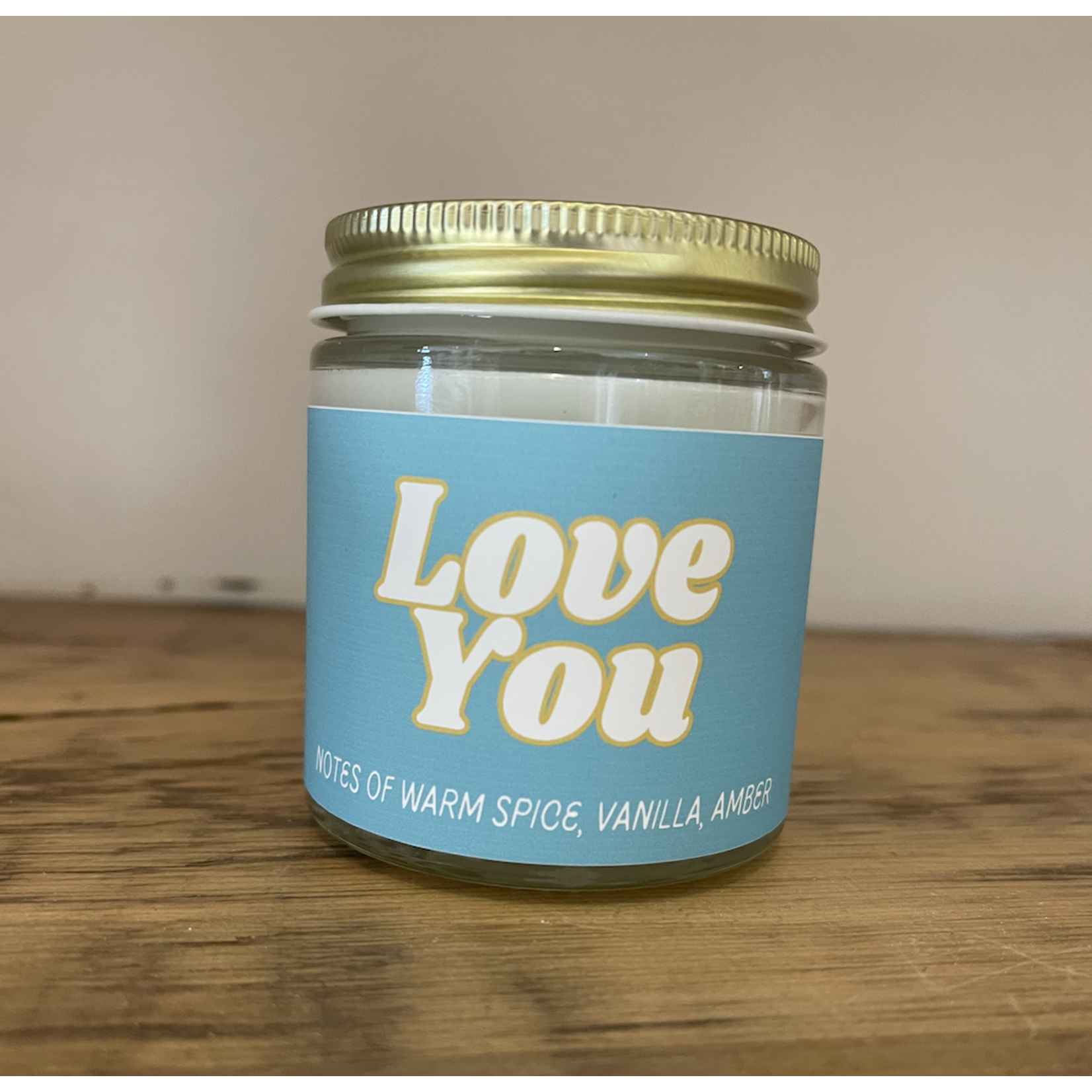 Planet Sis Love You Mini Candle