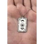 Veeaien Designs Tarot Card Evil Eye Necklace
