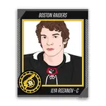 Sammy Gorin Rozanov Hockey Trading Card Sticker