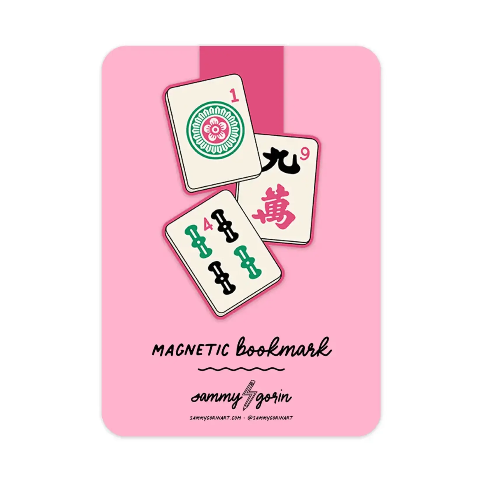 Sammy Gorin Mahjong Tiles Magnetic Bookmark
