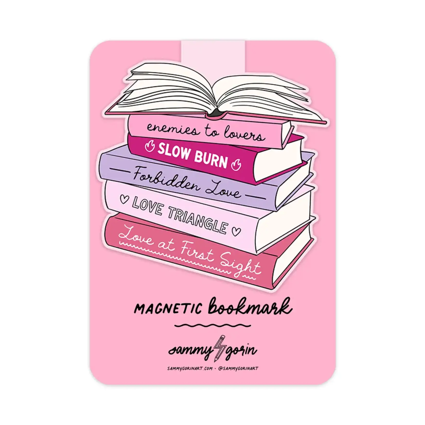 Sammy Gorin Romance Tropes Magnetic Bookmark