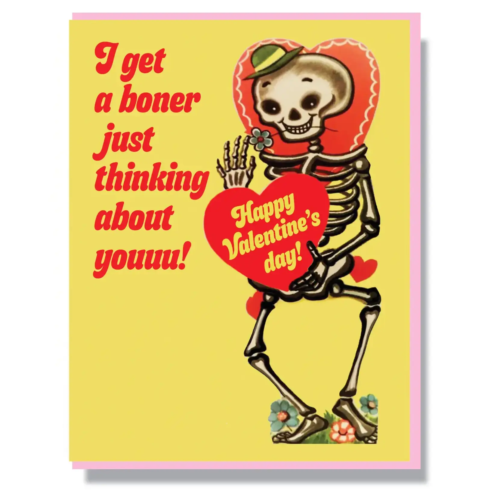 Smitten Kitten Just Thinking About You Valentine's Day Card