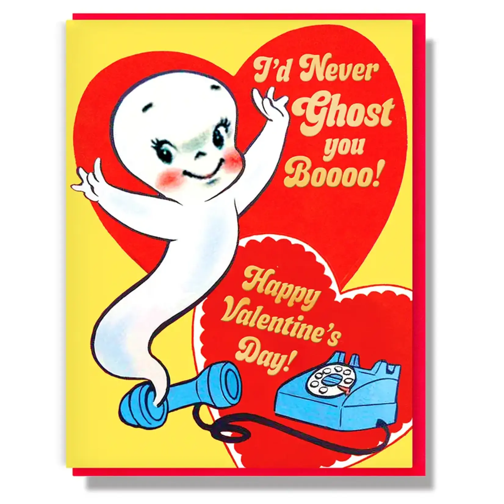 Smitten Kitten I'd Never Ghost You! Valentine's Day Card