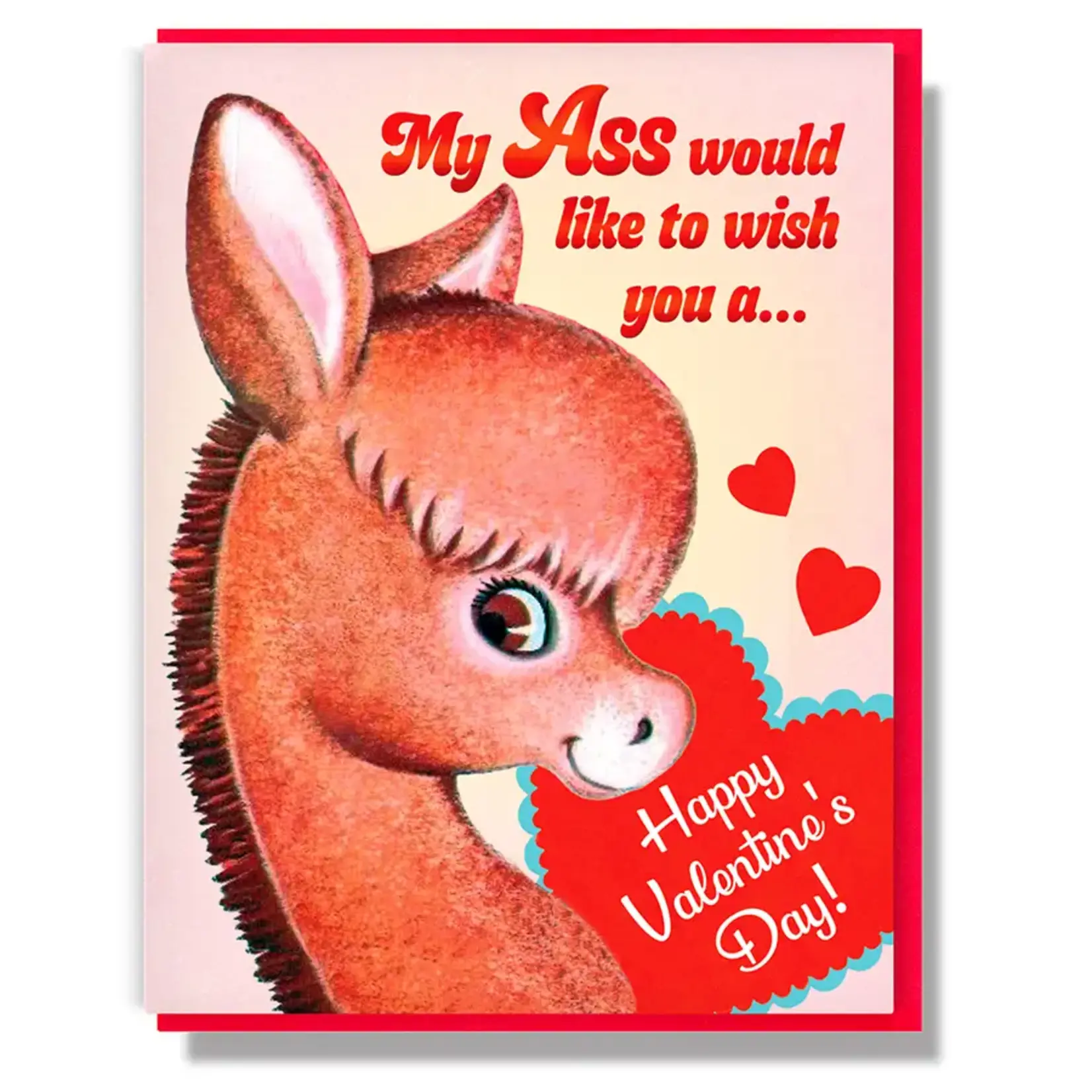 Smitten Kitten My Ass Valentine's Day Card