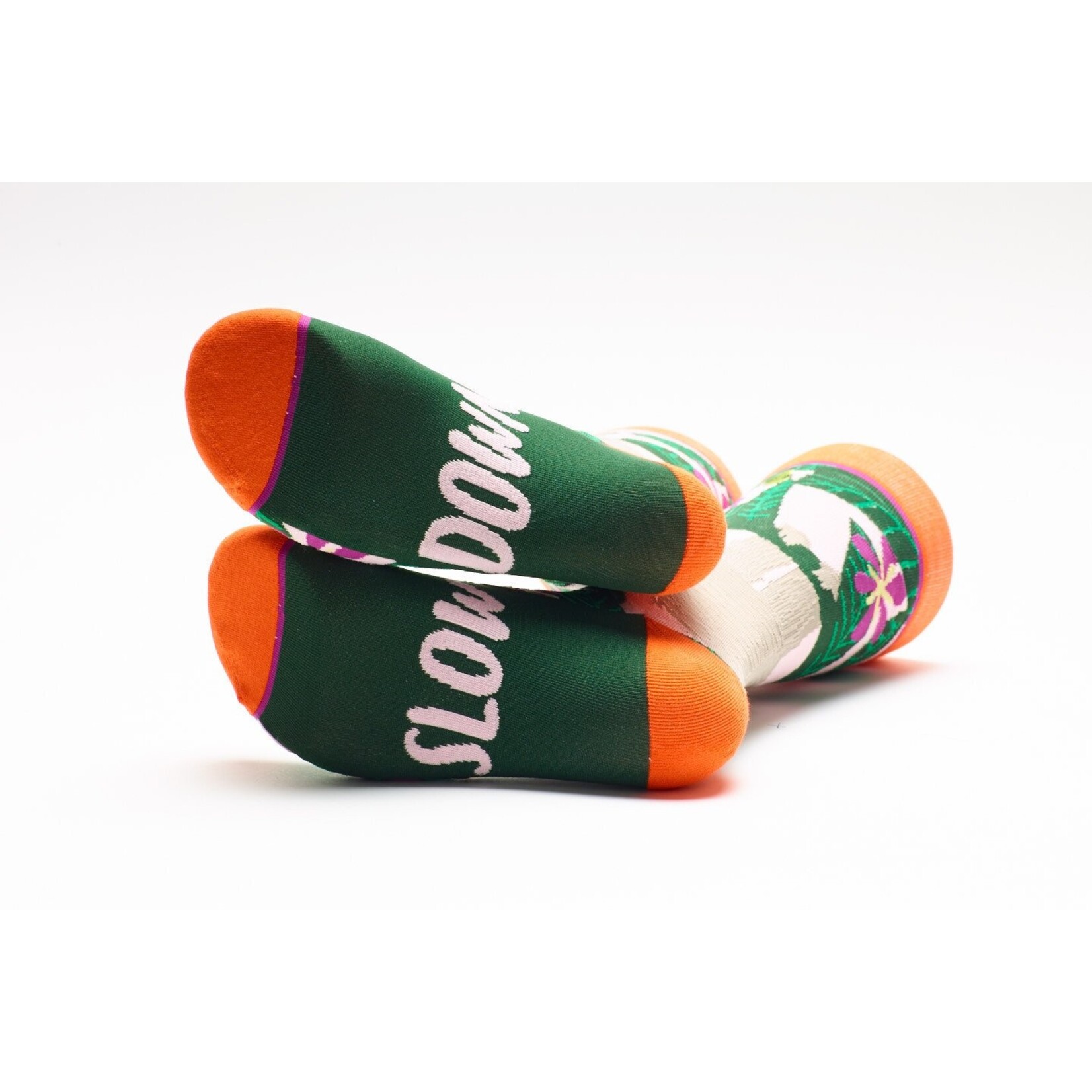 Woven Pear Slow Down Sloth Sock