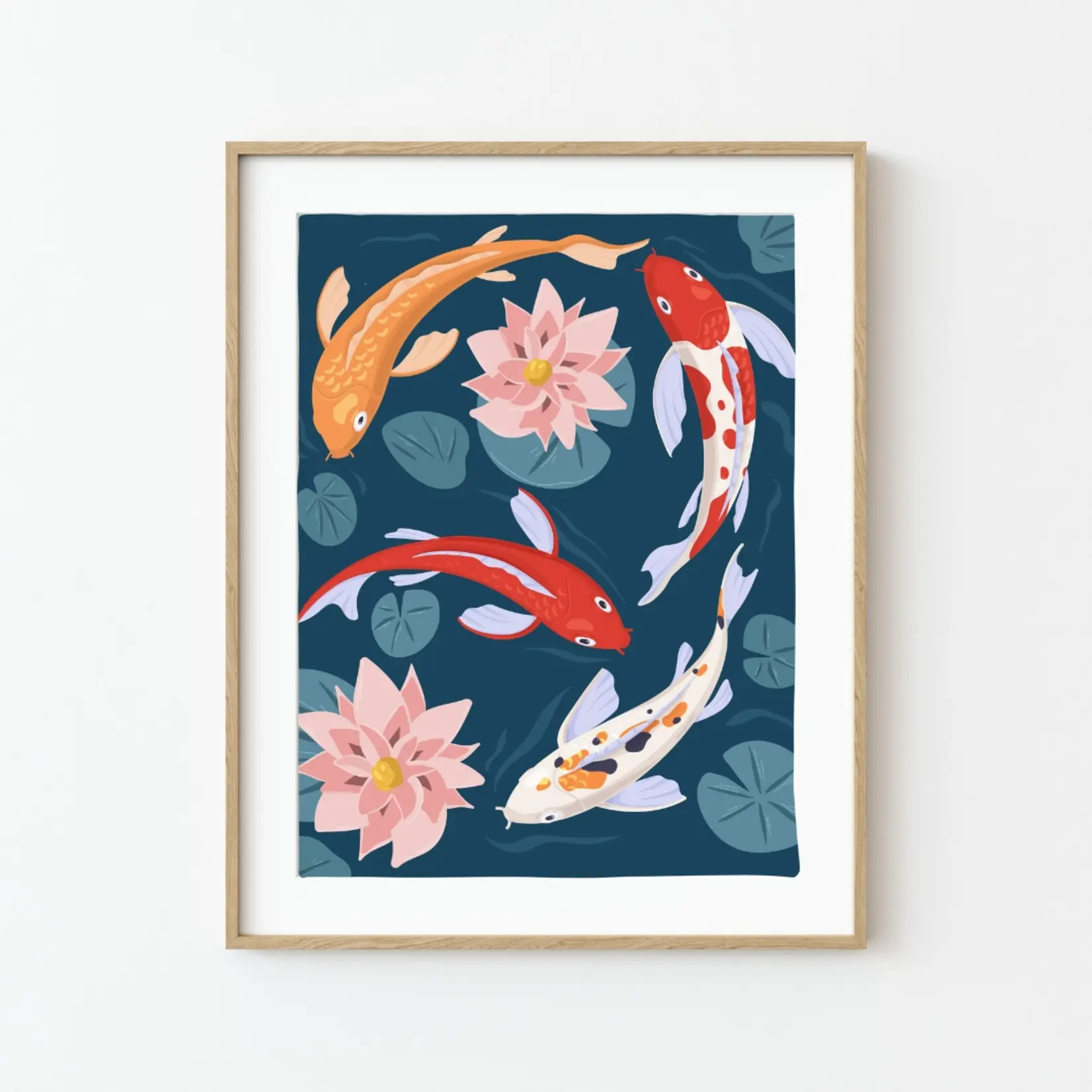 Pink Picasso Kits Don't Be Koi Paint by Number