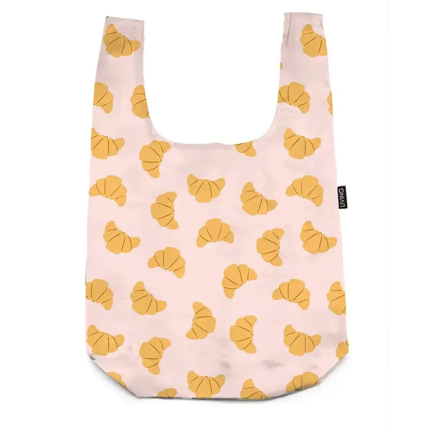Living Royal 2-in-1 Bag Charm & Reusable Bag - Croissant