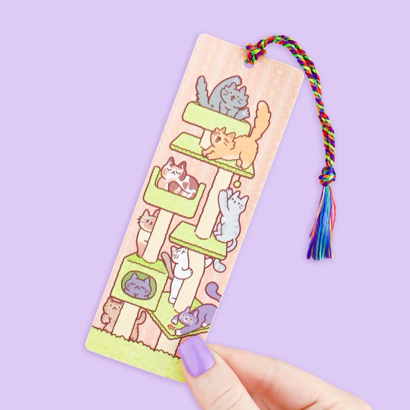 Turtle's Soup Cat Tower Bookmark