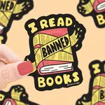 Turtle's Soup I Read Banned Books Sticker