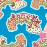 Turtle's Soup Reading Is Magic Sticker