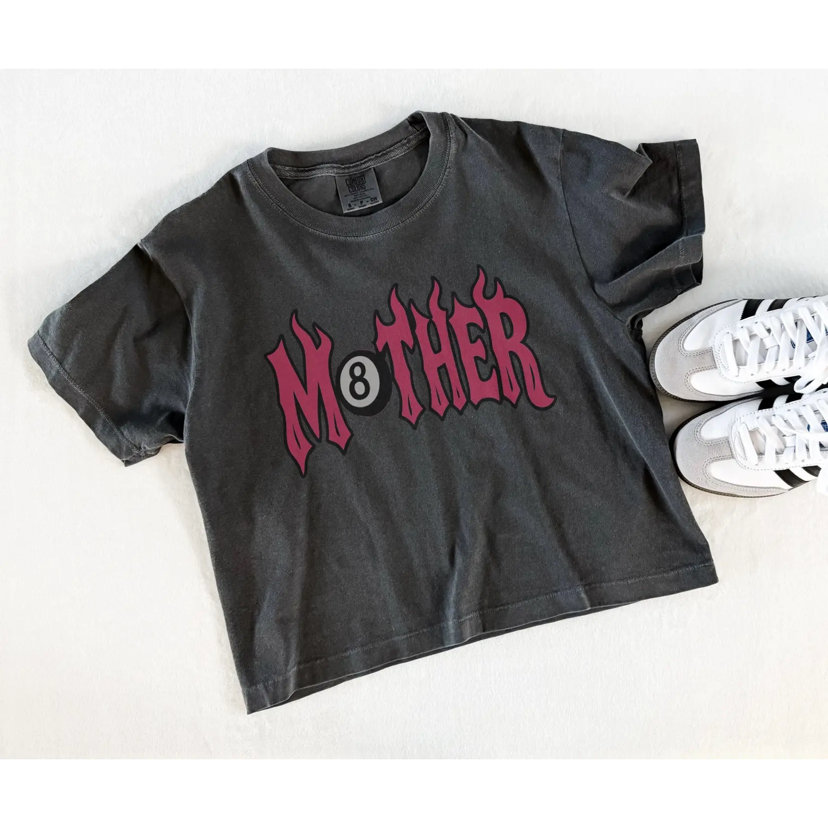 Lola Magnolia Mother 8 Ball Crop Tee