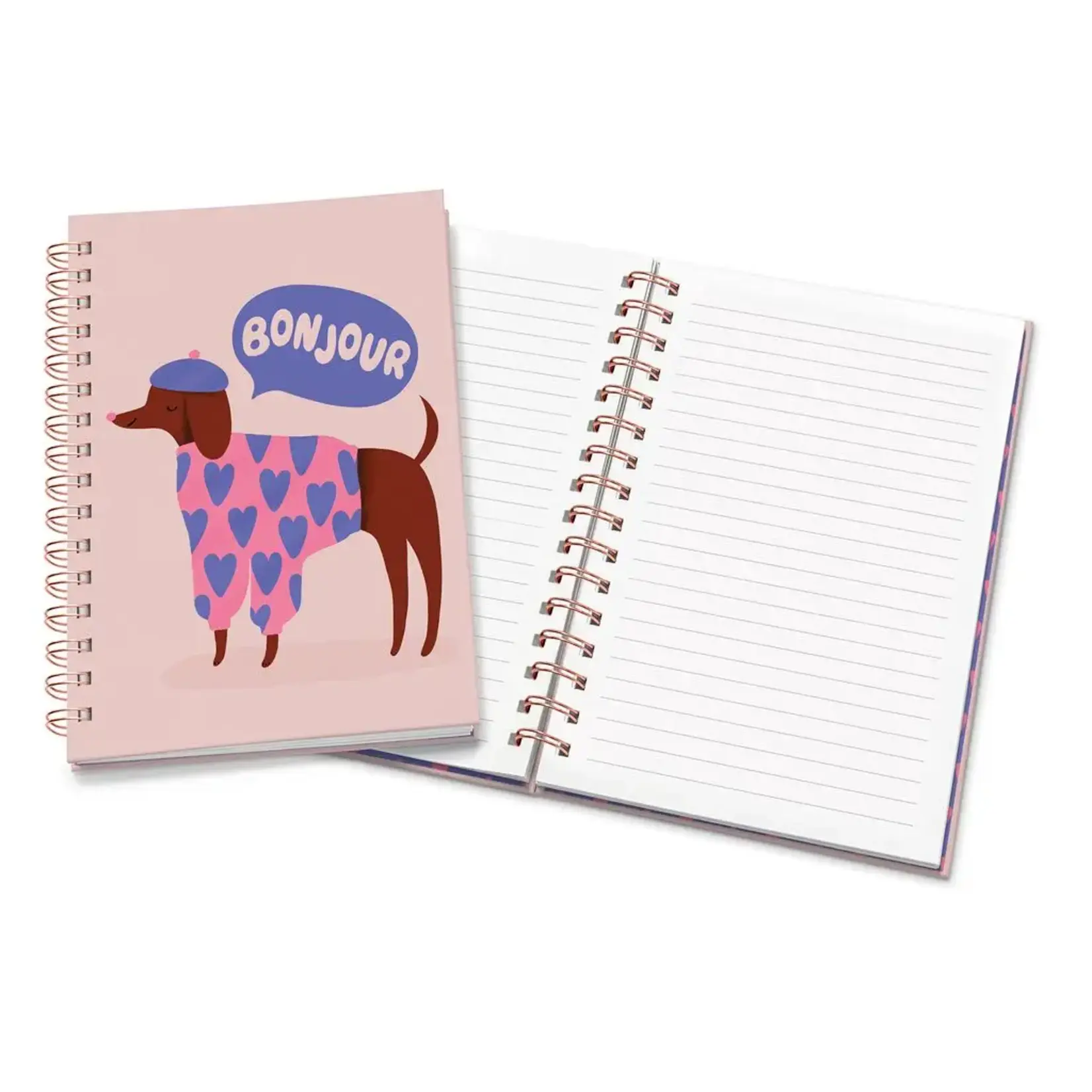 Studio Oh Bonjour, Mes Amis Spiral Notebook