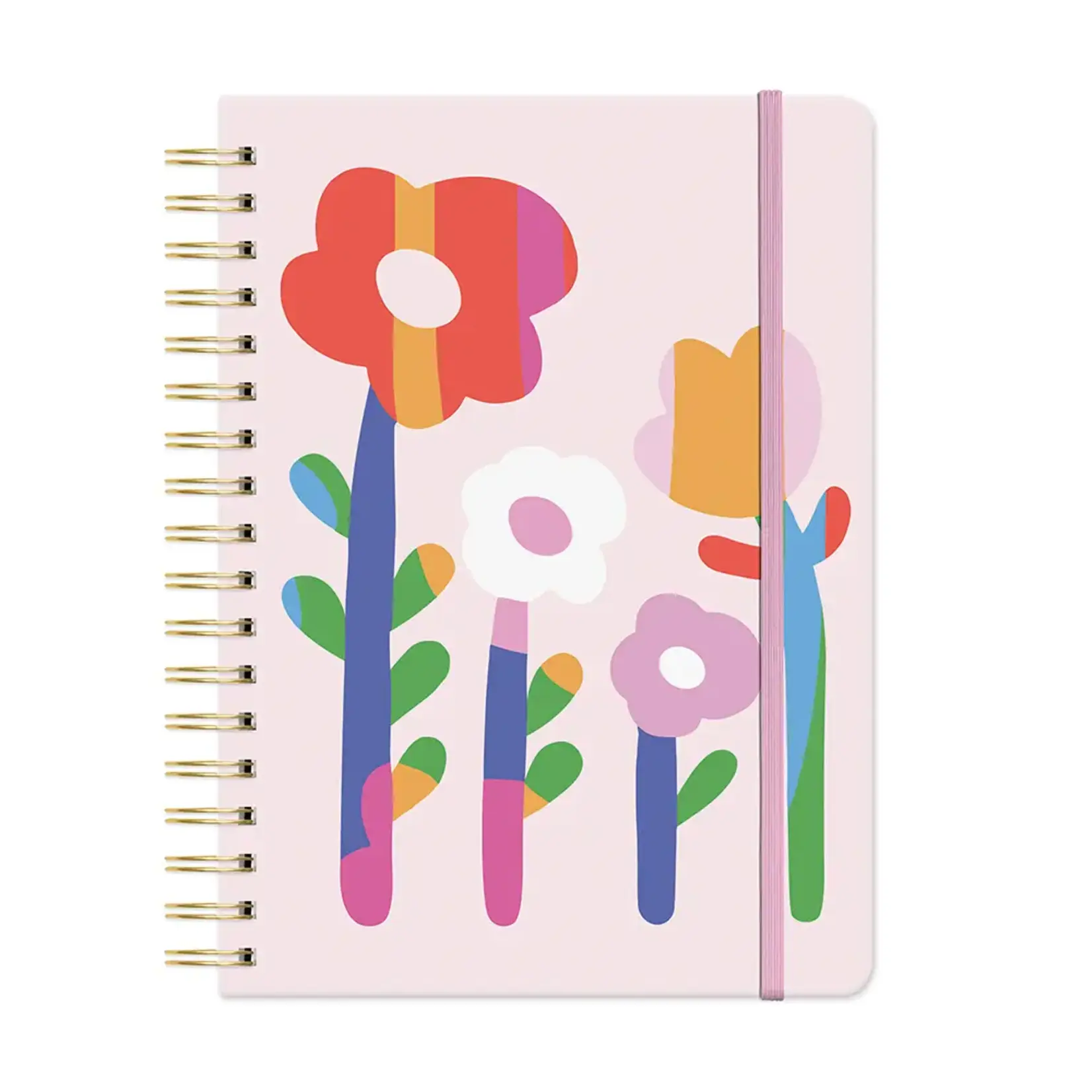 Studio Oh Faire Flowers Undated Tri-Tab Planner