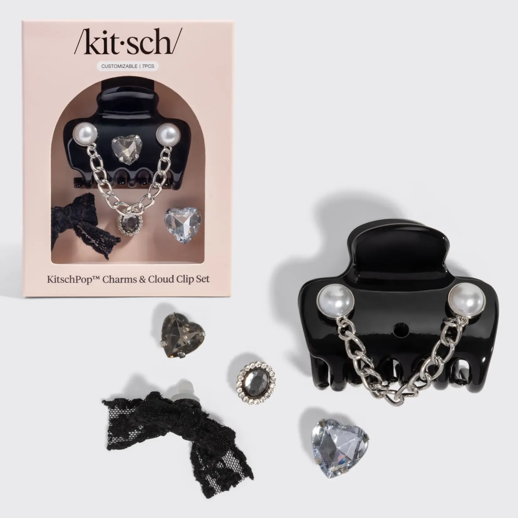 Kitsch Kitschpop Cloud Clip Set - Black