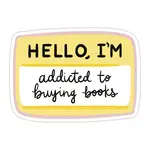 Bloomwolf Studio Buying Books Sticker