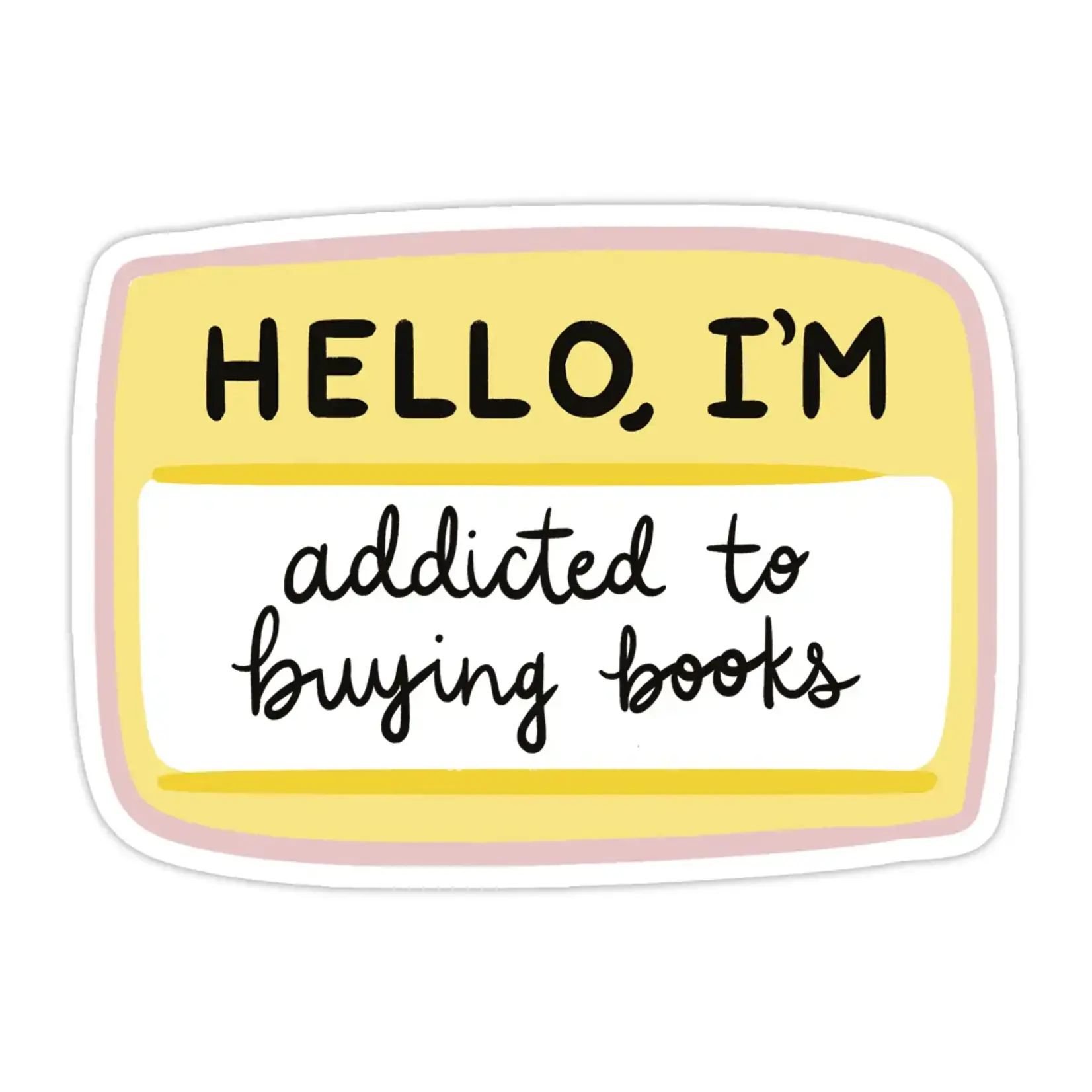 Bloomwolf Studio Buying Books Sticker