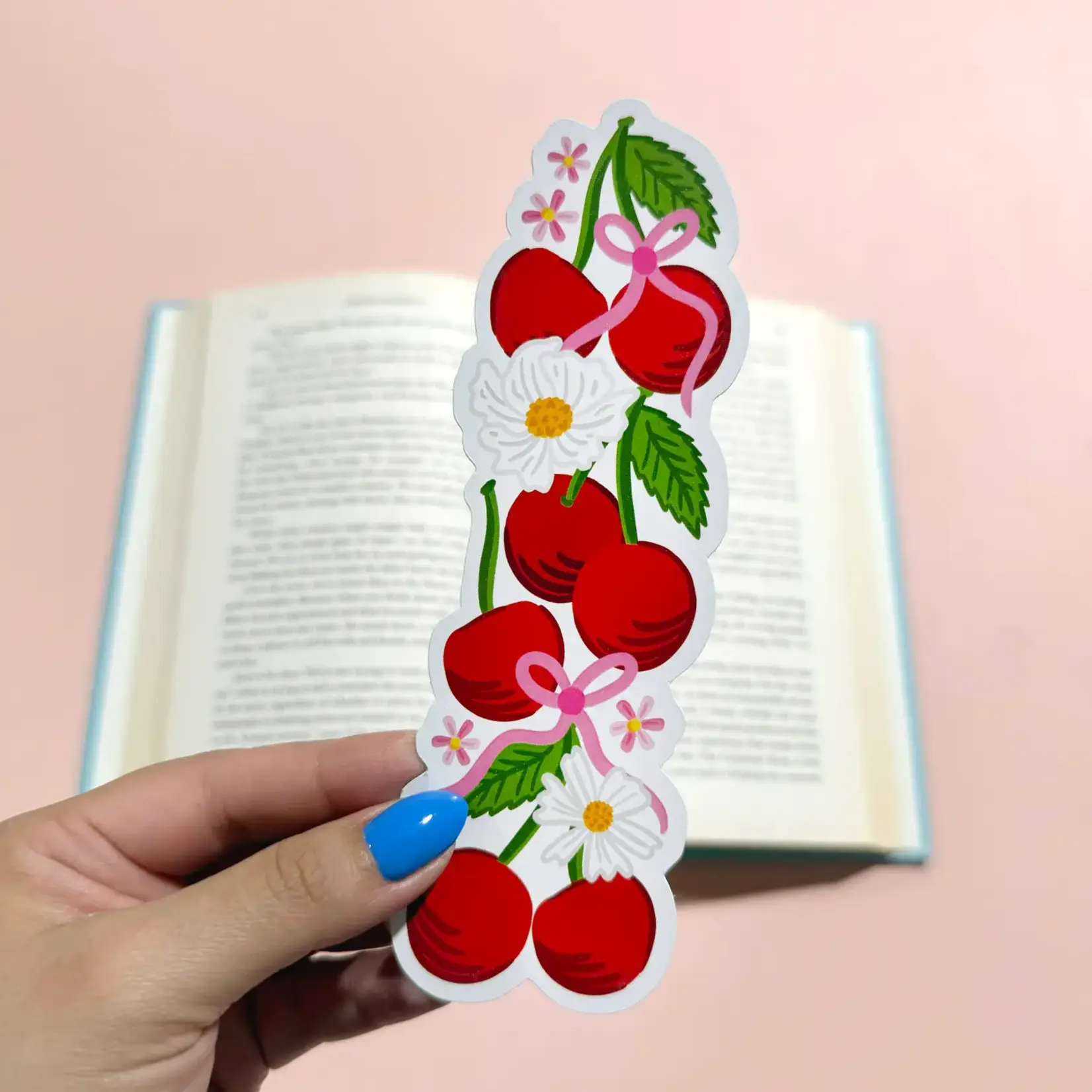 Bloomwolf Studio Cherries Die Cut Bookmark