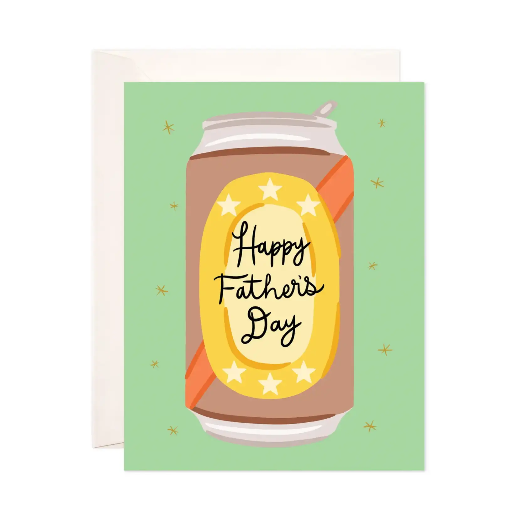 Bloomwolf Studio Father's Day Beer Greeting Card
