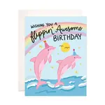 Bloomwolf Studio Flippin' Awesome Birthday Card