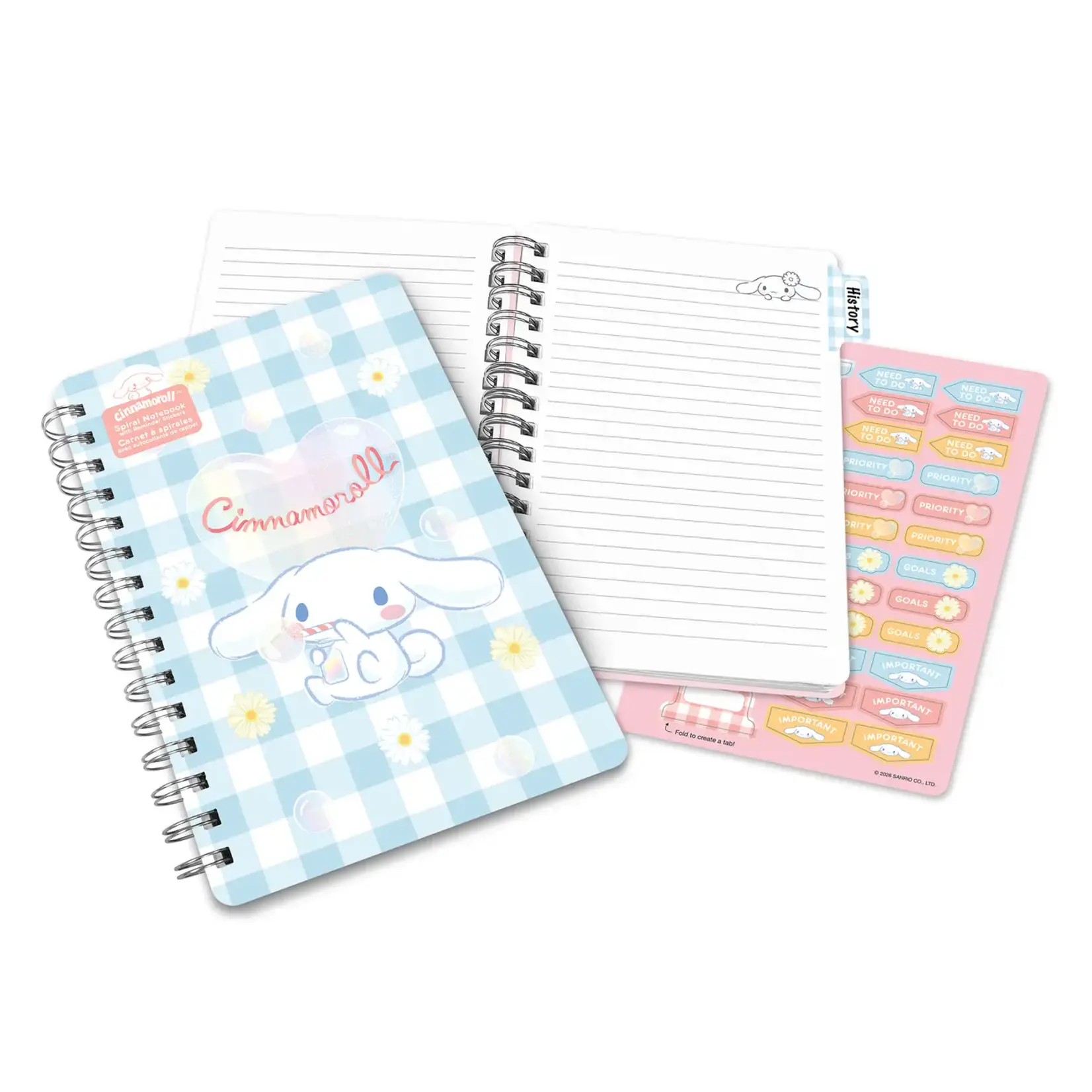 Studio Oh Sweet Daisies Cinnamoroll Lined Notebook