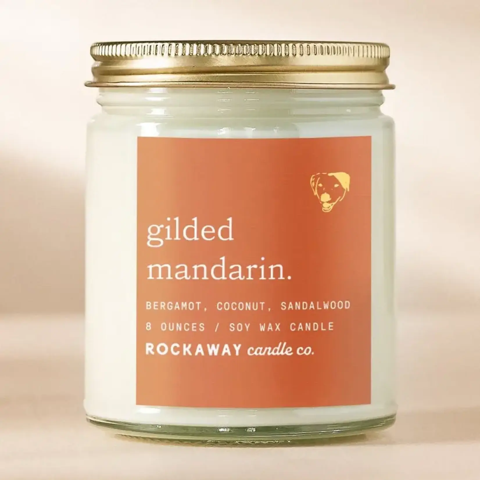 Rockaway Candle Co Gilded Mandarin Candle