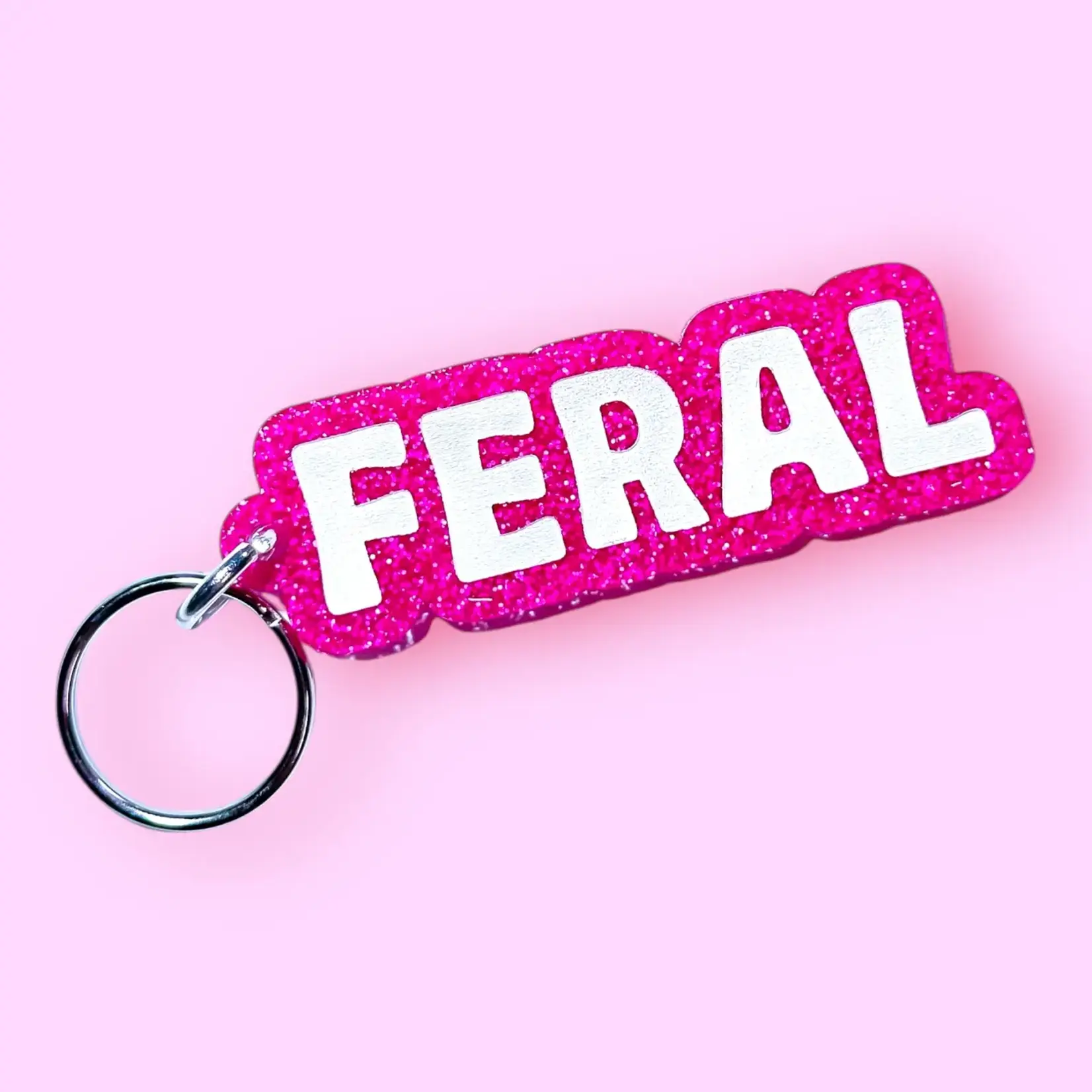 The Hissin' Kitten Feral Keychain