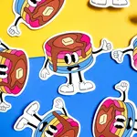 Rainbow Certified Pansexual Pancake Sticker