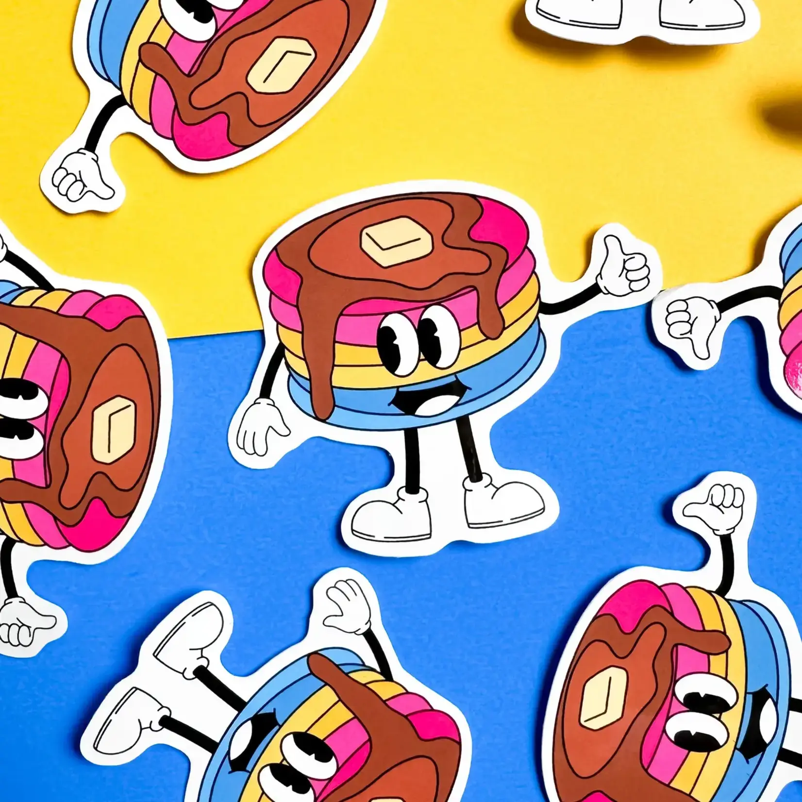 Rainbow Certified Pansexual Pancake Sticker