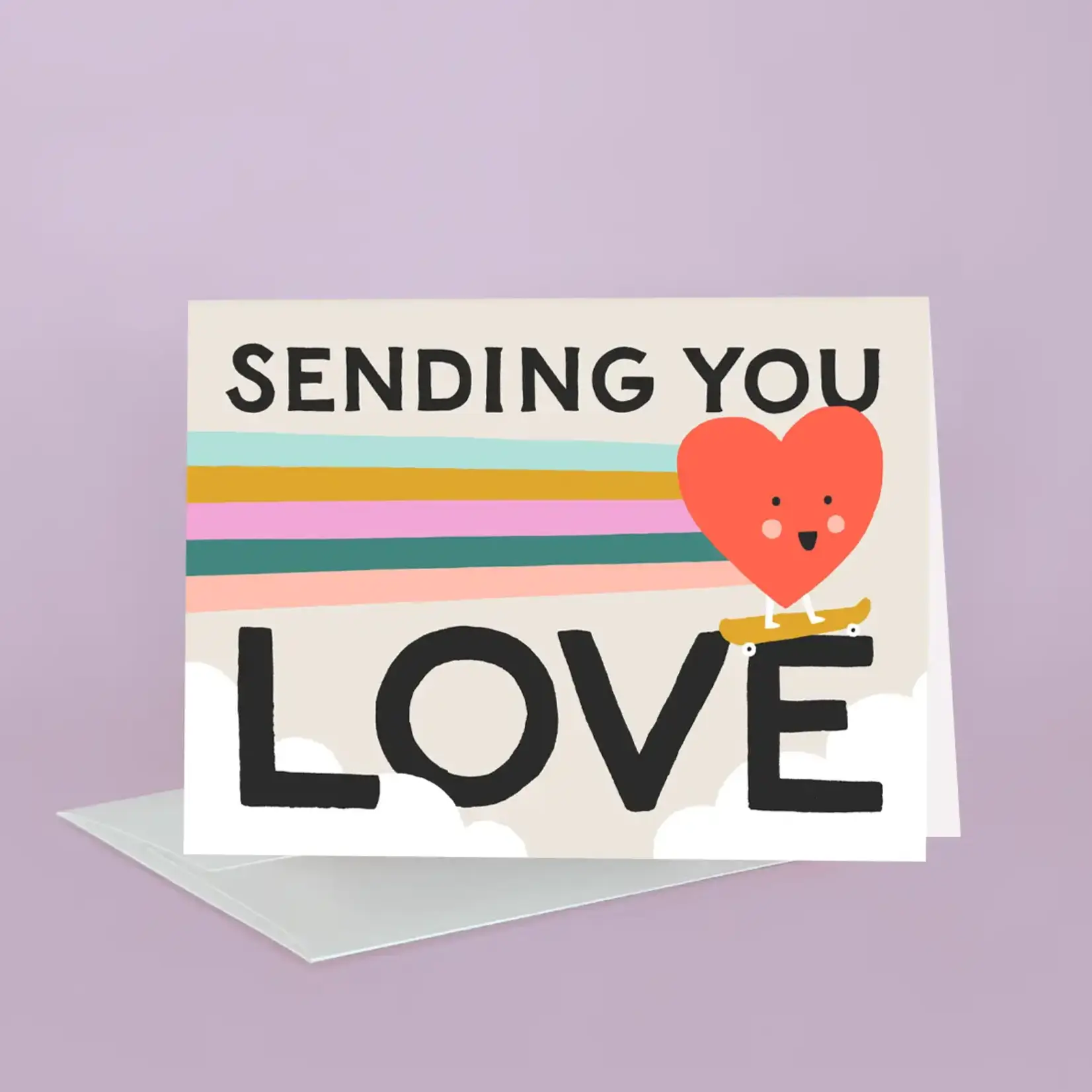 Idlewild Skateboard Heart Card