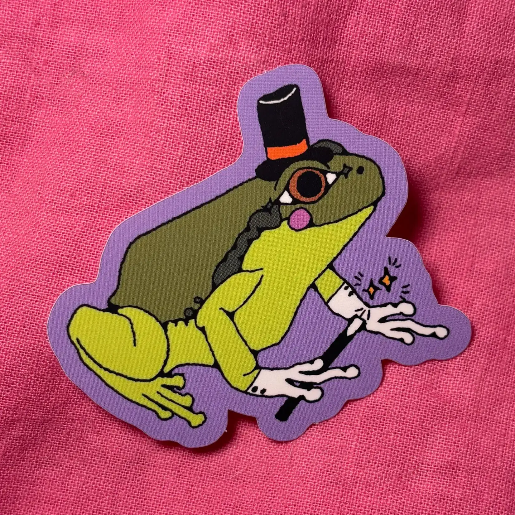 Ash + Chess Silly Frog Sticker