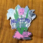Ash + Chess Nurture Yourself Sticker