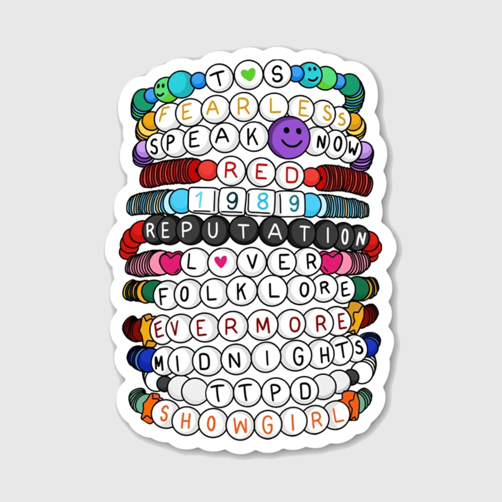Brittany Paige Eras Friendship Bracelets Sticker