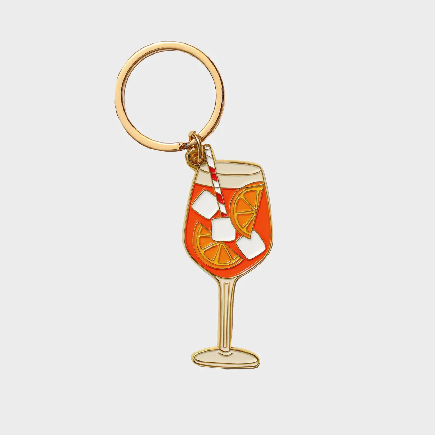 Brittany Paige Aperol Spritz Enamel Keychain