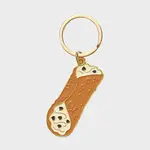Brittany Paige Cannoli Enamel Keychain