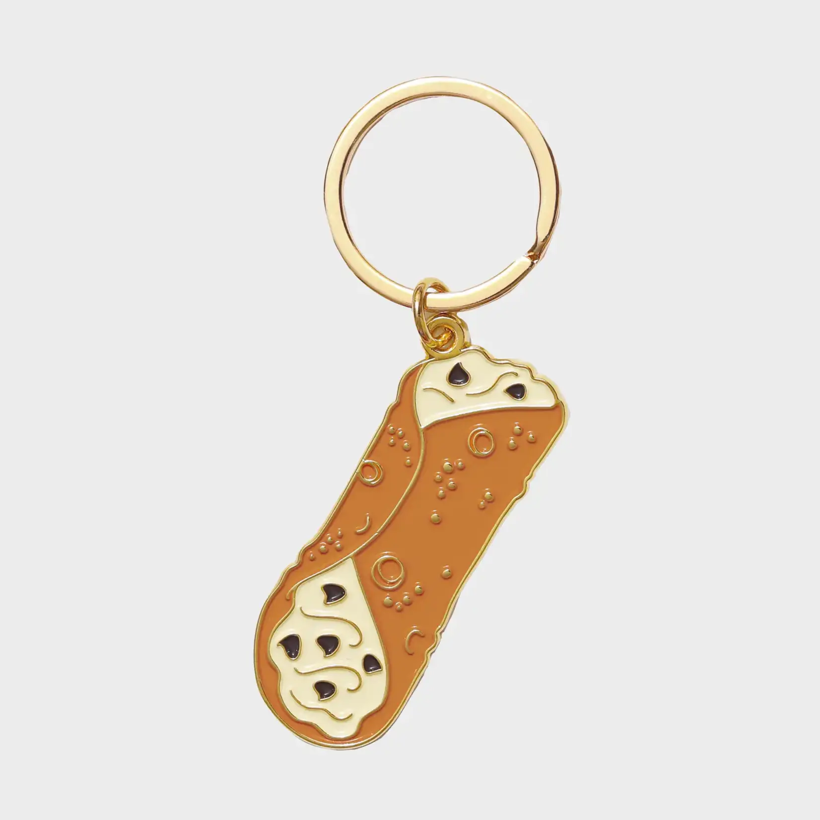 Brittany Paige Cannoli Enamel Keychain
