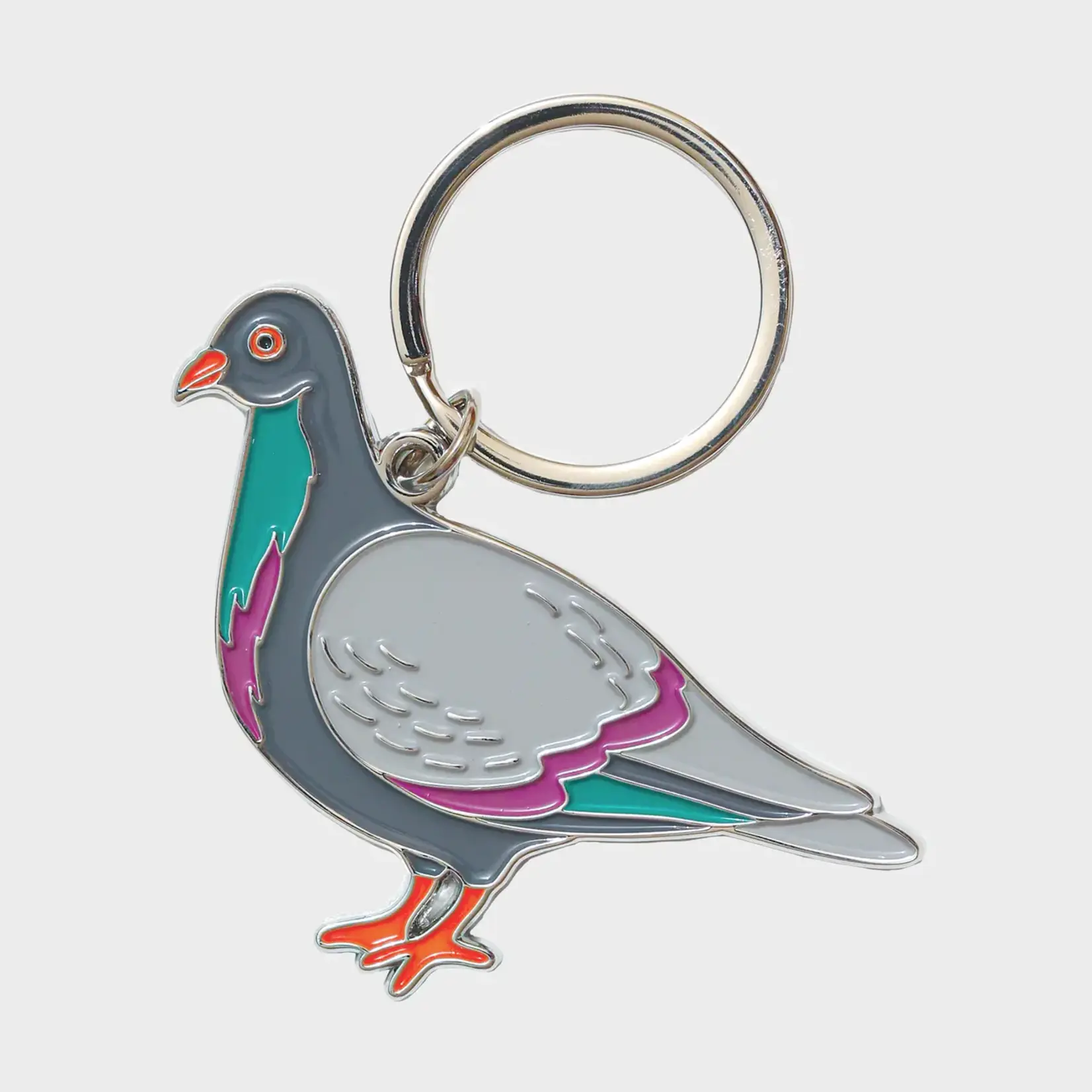 Brittany Paige Pigeon Enamel Keychain