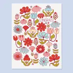 The Good Twin Funky Floral Congrats Card
