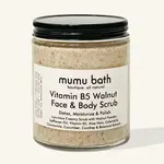 Mumu Bath Vitamin B5 Walnut Face and Body Scrub