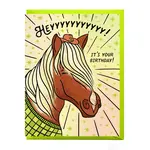 Boss Dotty Horse Birthday Card