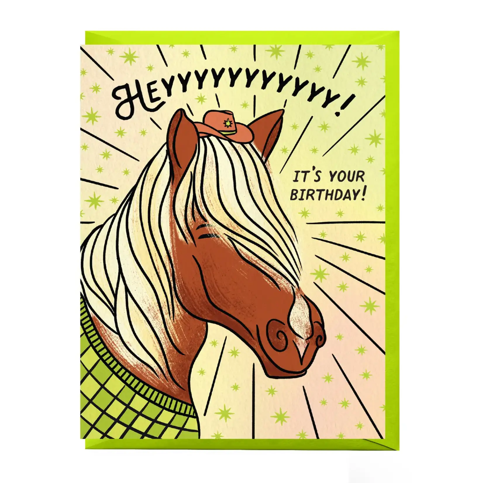 Boss Dotty Horse Birthday Card