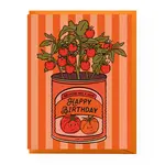 Boss Dotty Tomato Birthday Card