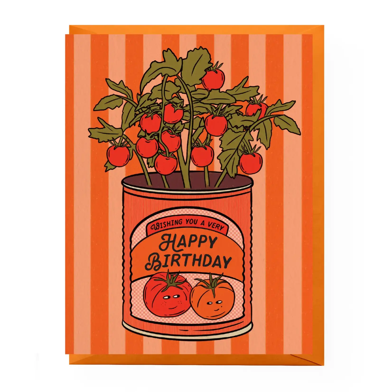 Boss Dotty Tomato Birthday Card