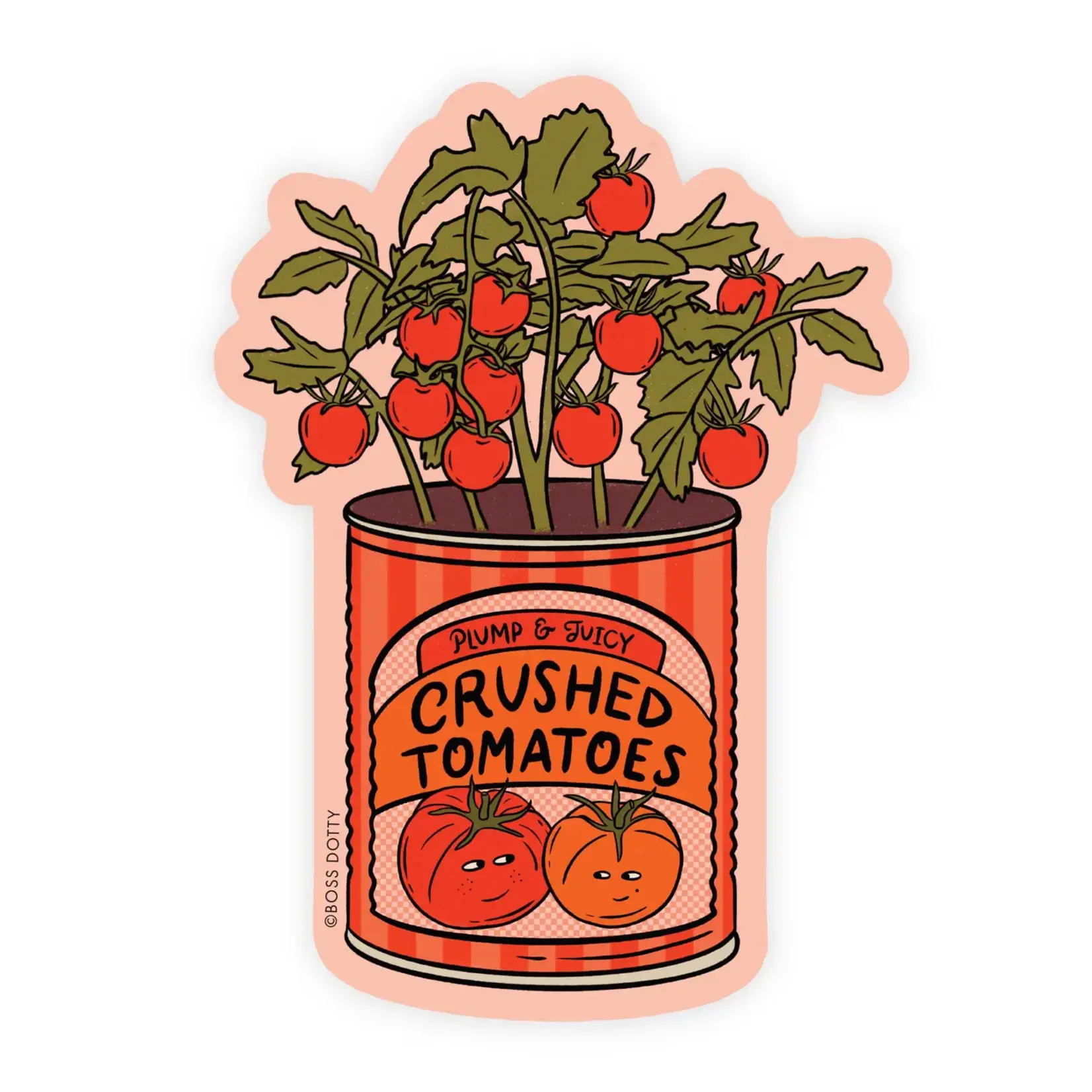 Boss Dotty Crushed Tomatoes Sticker
