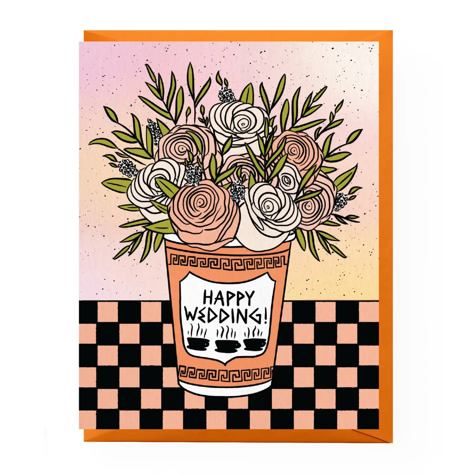 Boss Dotty Bodega Flowers Wedding Card