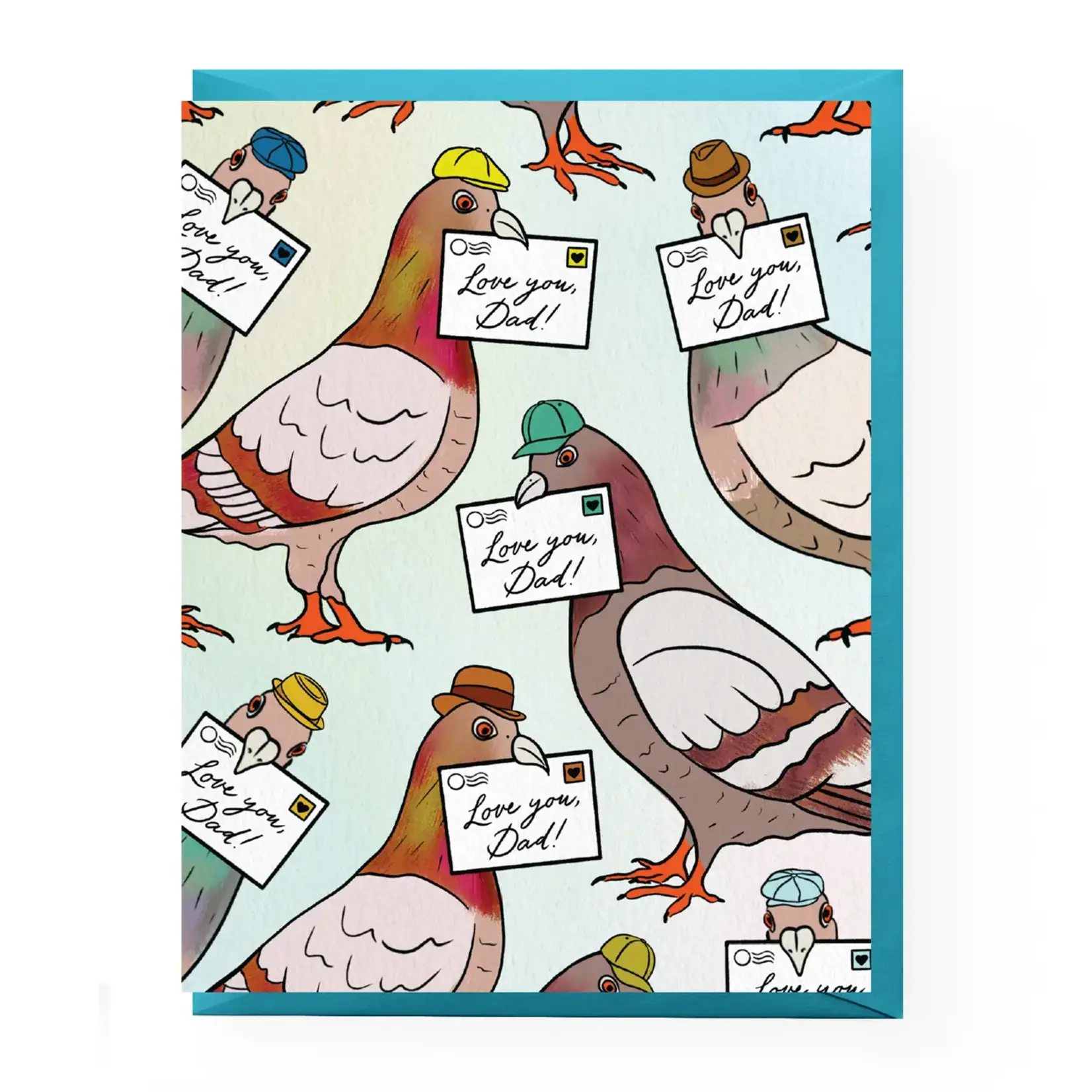 Boss Dotty Pigeon Father's Day Card